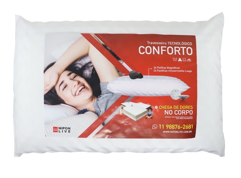 Travesseiro Conforto Nipon Live